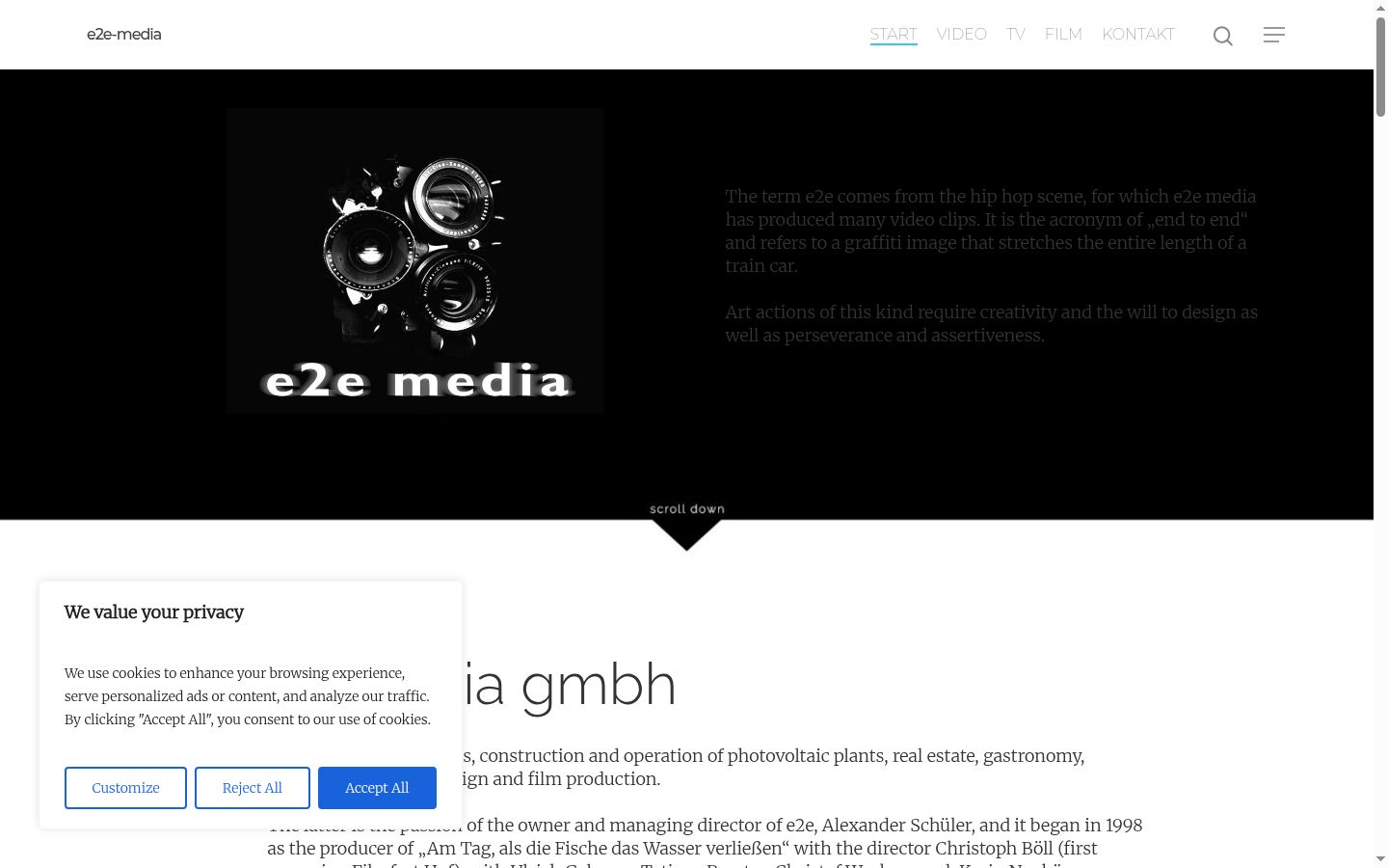 Screenshot tal-banner tal-kunsens muri qabel kwalunkwe interazzjoni
