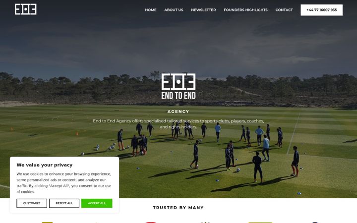 Screenshot of e2ea.com
