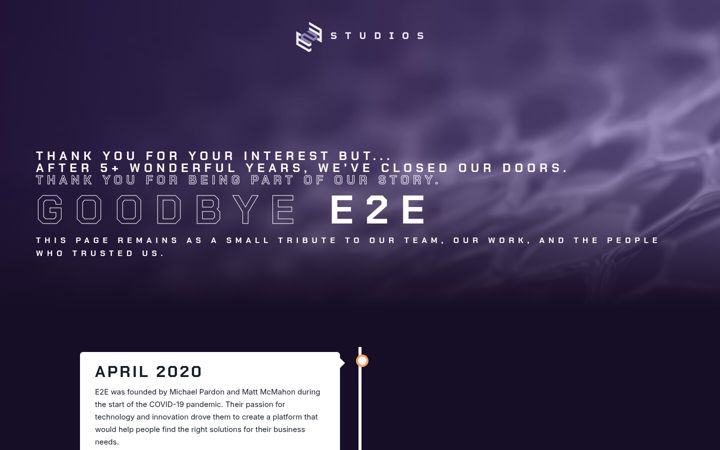 Screenshot of e2estudios.com