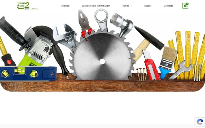 Screenshot of e2herramientas.com