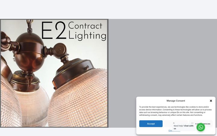 Captura de pantalla de e2lighting.co.uk