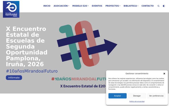 Captură de ecran a e2oespana.org