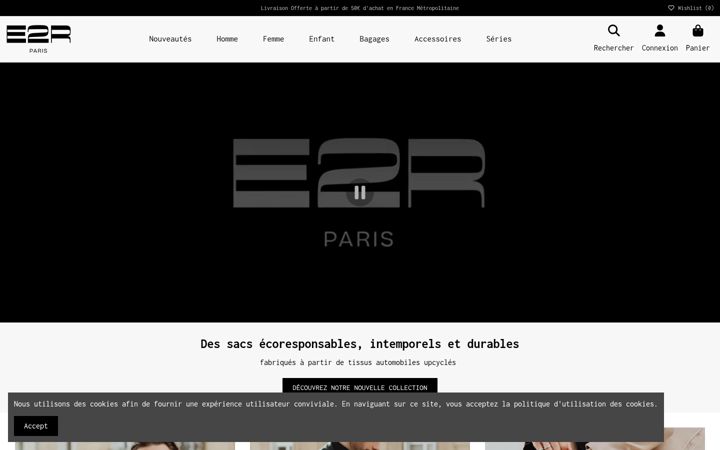 Screenshot of e2r-paris.com