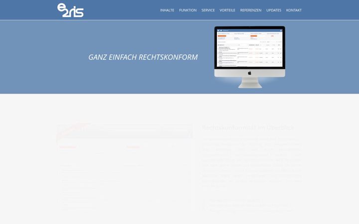 Skærmbillede af e2ris.at