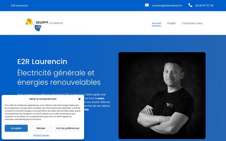 Screenshot of e2rlaurencin.fr