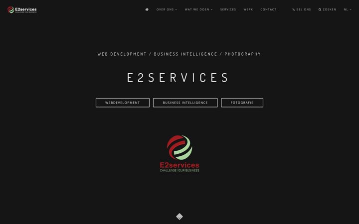 Captura de pantalla de e2services.nl