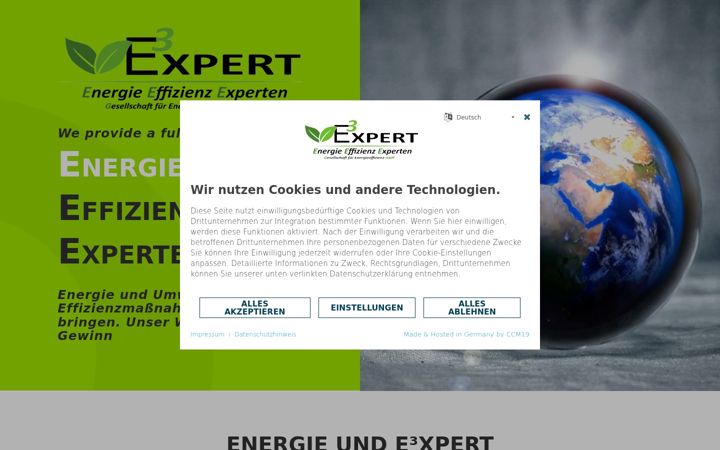 Snimka zaslona za e3xpert.de