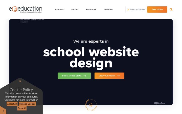 Screenshot of e4education.co.uk