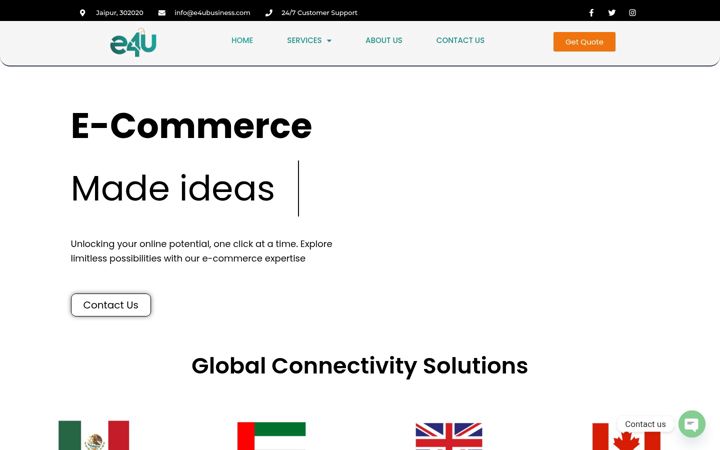 Screenshot of e4ubusiness.com