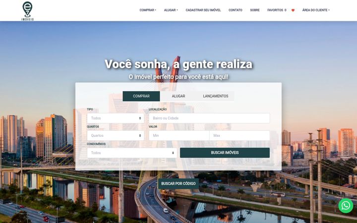 Screenshot of e7-imoveis.com