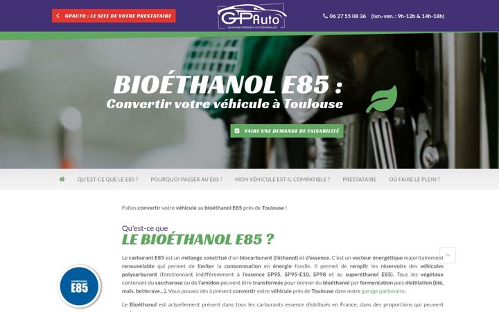 Screenshot of e85toulouse.fr