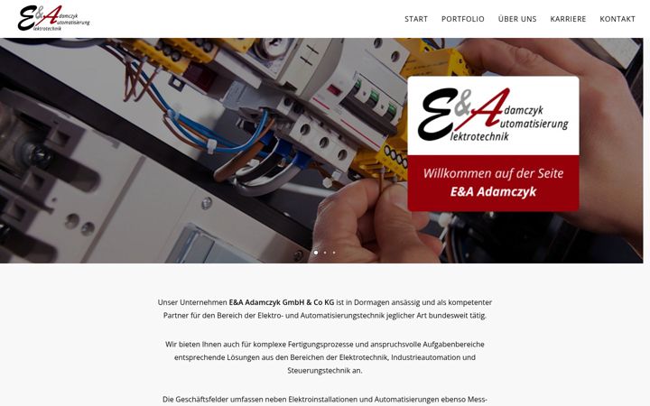 Screenshot of ea-adamczyk.com