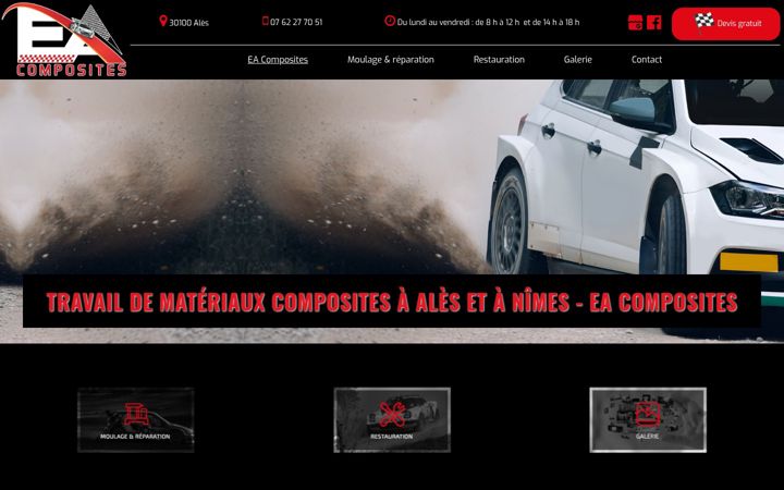 Screenshot of ea-composites.fr