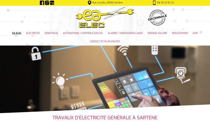 Screenshot of ea-elec-20.fr
