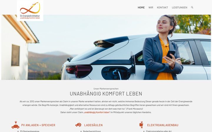 Skærmbillede af ea-energiearchitektur.de