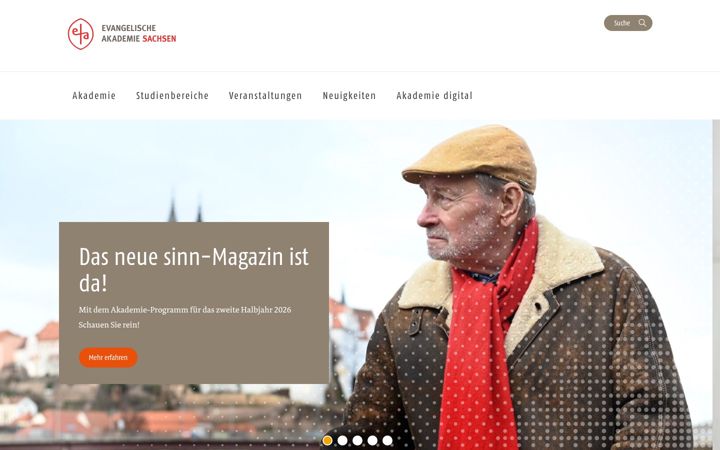 Skærmbillede af ea-sachsen.de