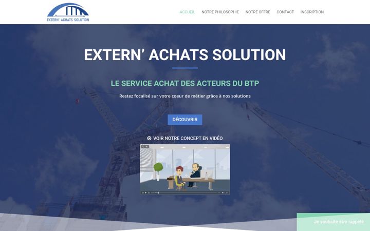 Screenshot of ea-solution.fr