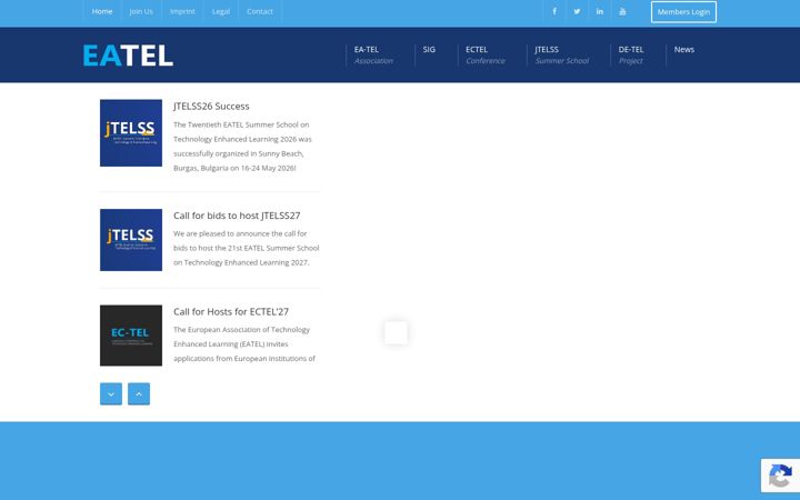 Screenshot von ea-tel.eu