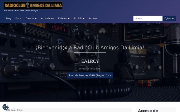 Captura de pantalla de ea1rcy.net
