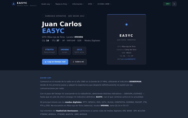 Screenshot of ea5yc.com