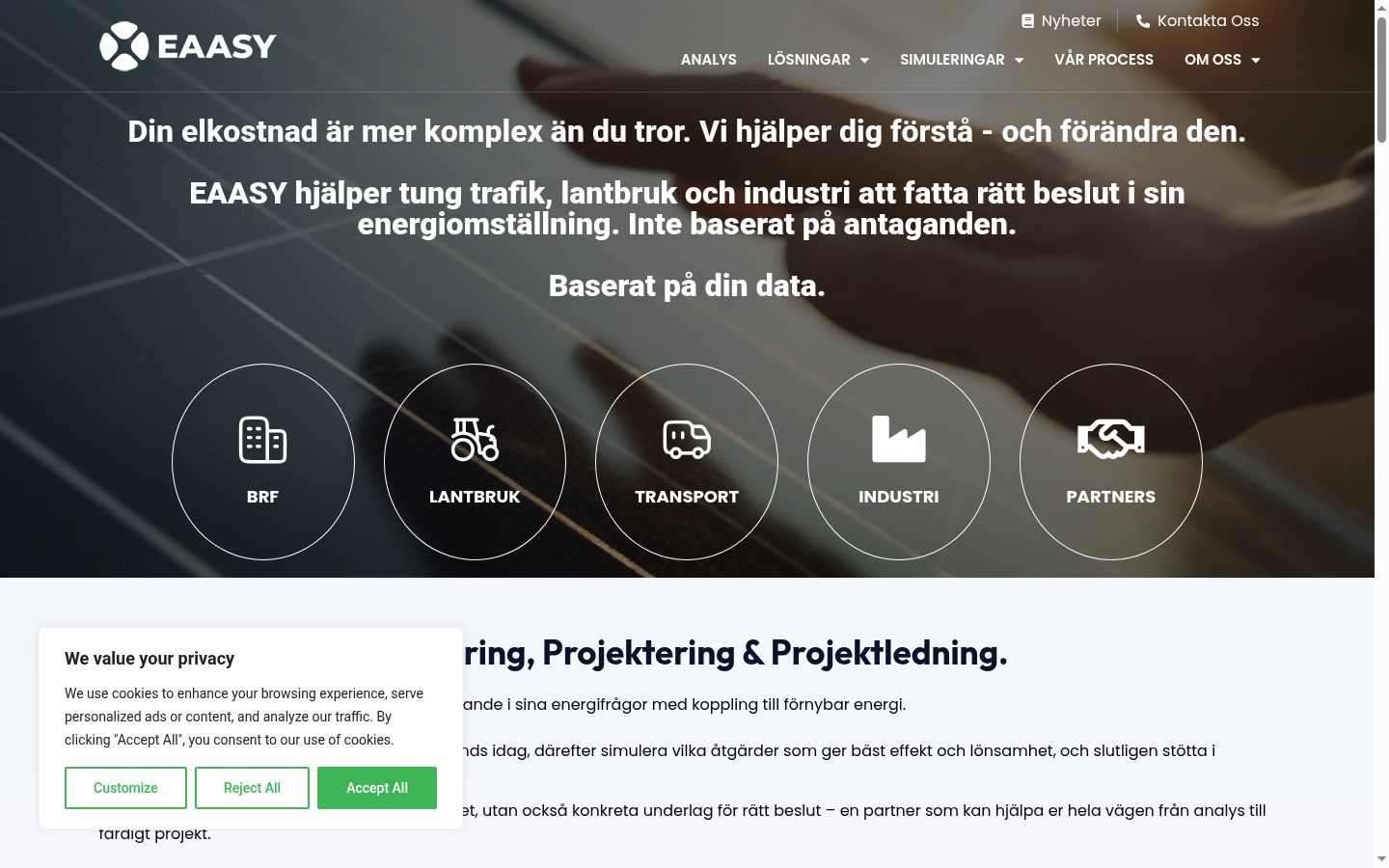 Sutikimo reklamjuostės, rodytos prieš bet kokią sąveiką, ekrano kopija