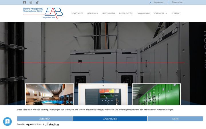 Screenshot of eab-kleinmachnow.de