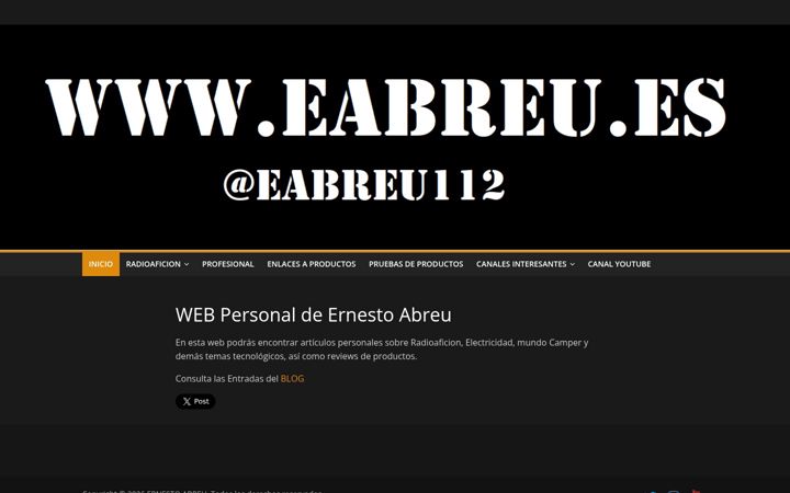 Captura de ecrã de eabreu.es