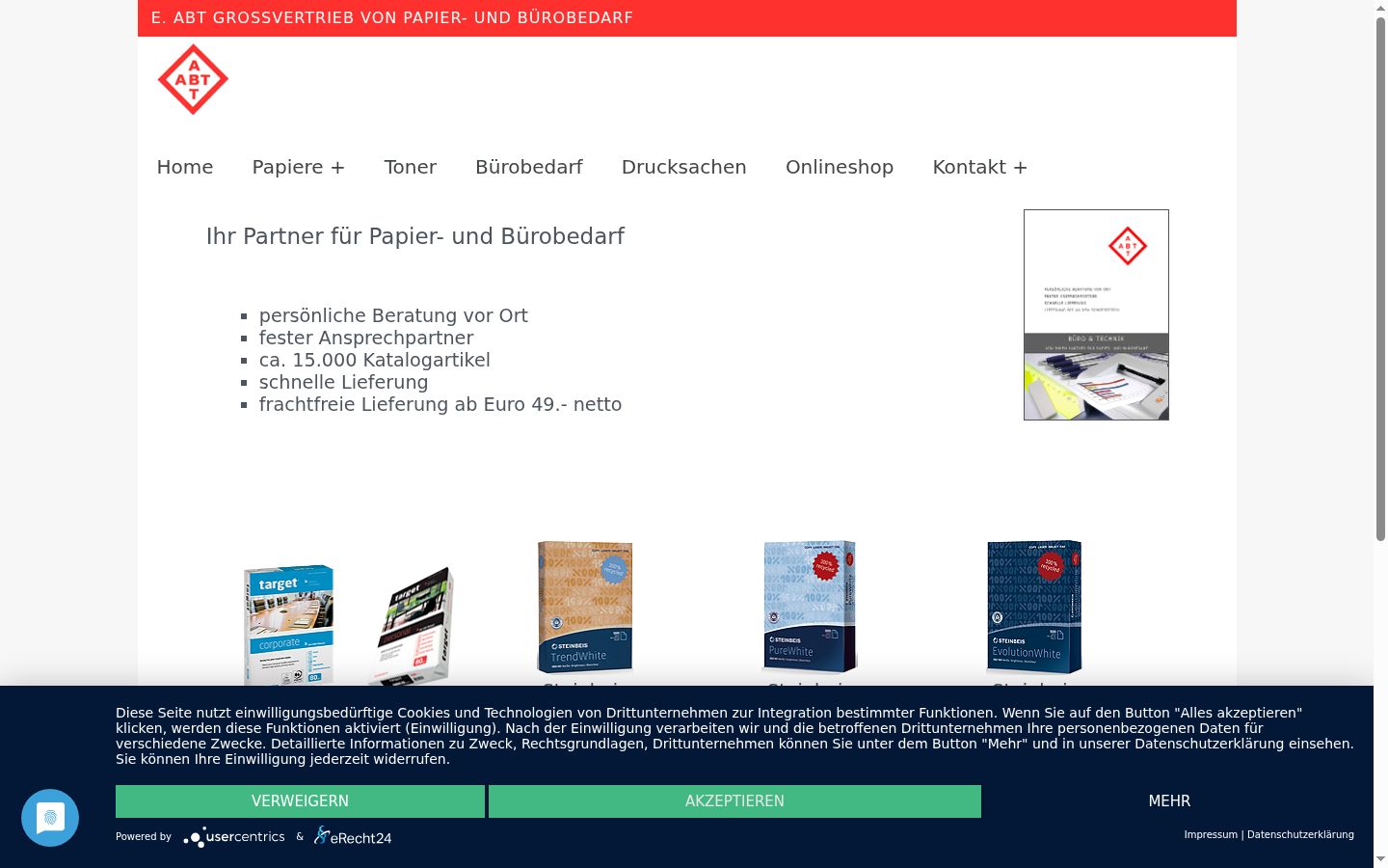 Screenshot tal-banner tal-kunsens muri qabel kwalunkwe interazzjoni
