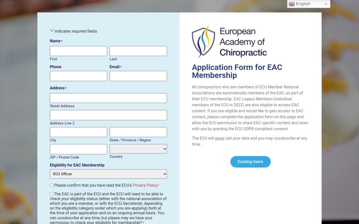 Screenshot of eacacademy.com
