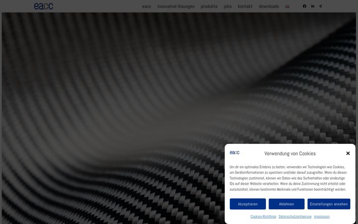 Screenshot of eacc.de