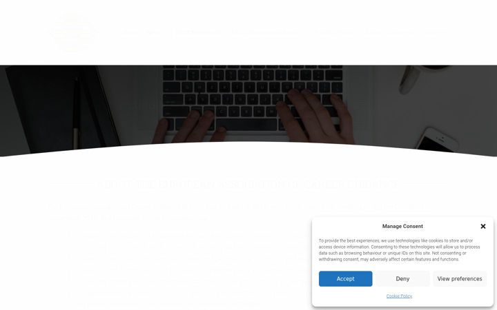Screenshot von eacg.eu