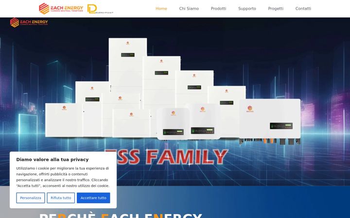 Snímek obrazovky eachenergyitalia.it