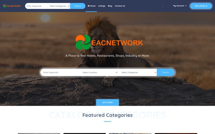 Screenshot of eacnetwork.com
