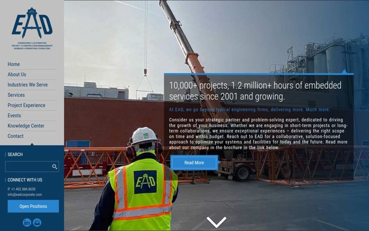 Screenshot of eadcorporate.com