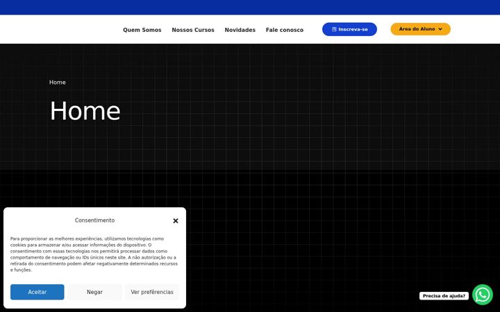 Screenshot stránky eadcursostecnicos.com.br
