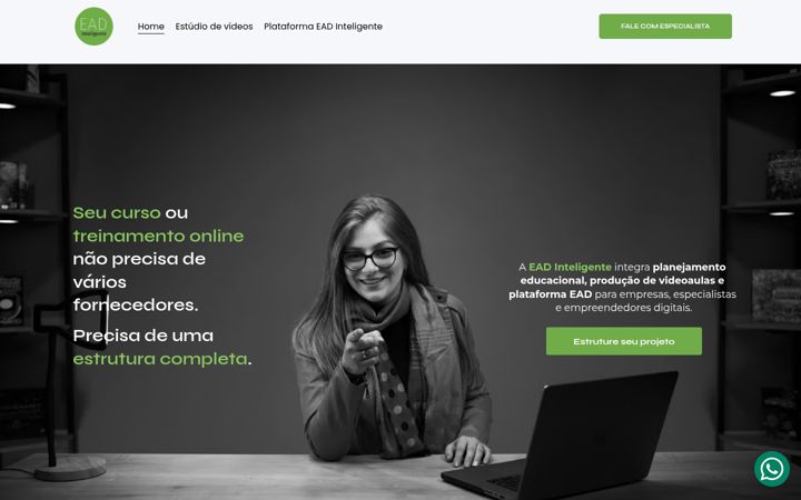 Screenshot von eadinteligente.com.br
