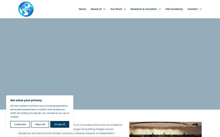 Screenshot of eadsociety.com