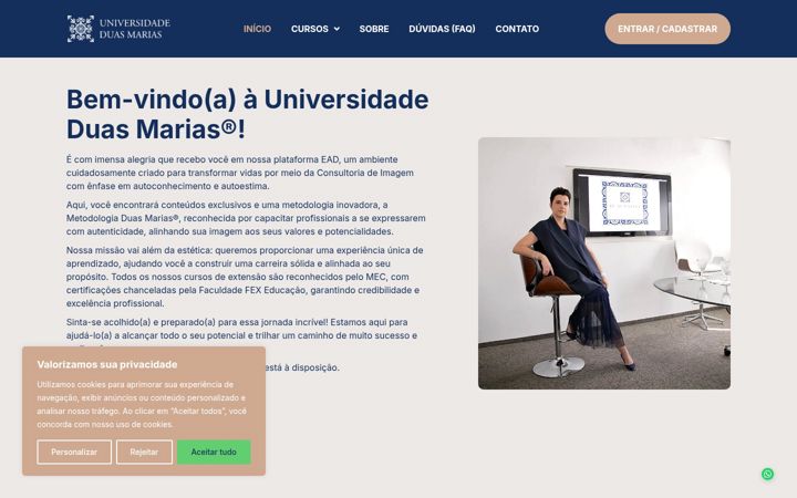 Screenshot von eaduniduasmarias.com.br