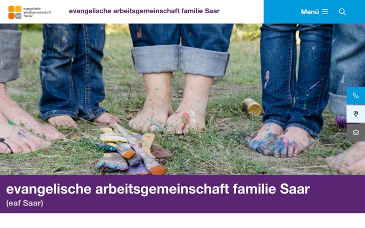 Screenshot of eaf-saar.de