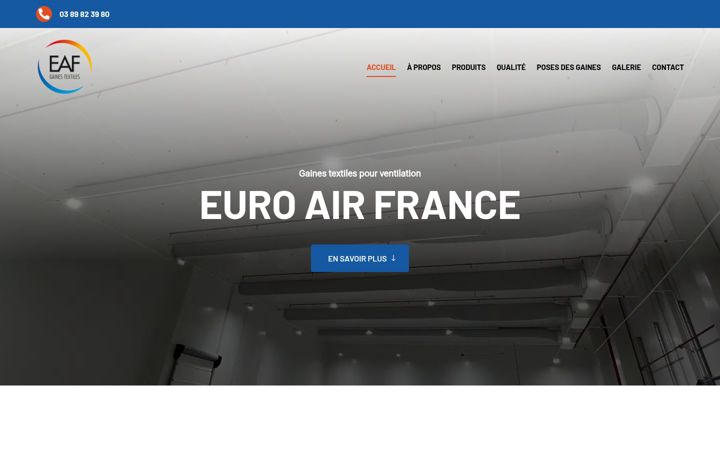 Screenshot of eafrance.com