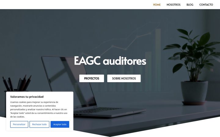 Screenshot of eagcauditores.com