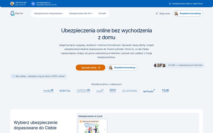 Captura de pantalla de eagent.pl