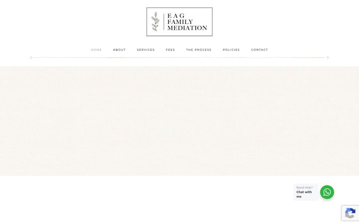 Ekraanipilt saidist eagfamilymediation.co.uk