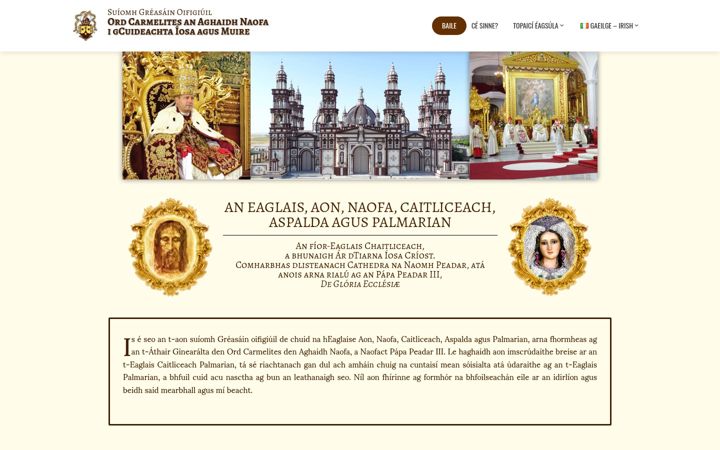 Ekrano kopija eaglaispalmarian.org