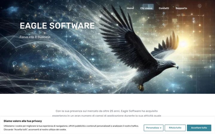 Snímek obrazovky eagle.it