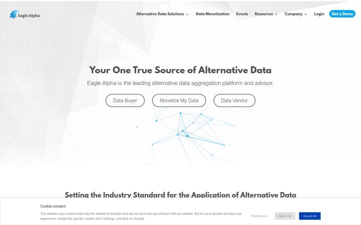 Screenshot of eaglealpha.com