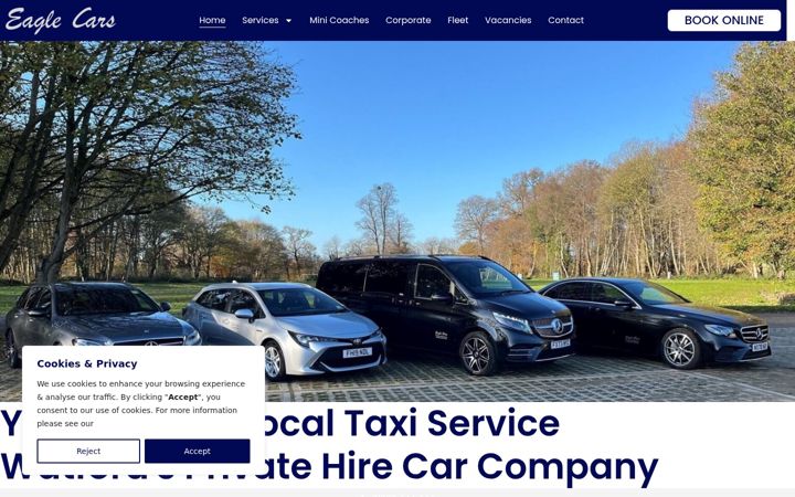Екранна снимка на eaglecars.co.uk