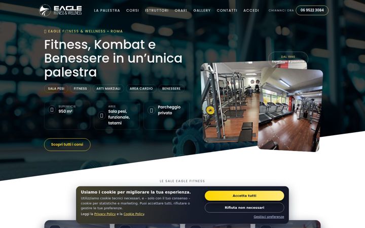 Snímek obrazovky eaglefitnesswellness.it