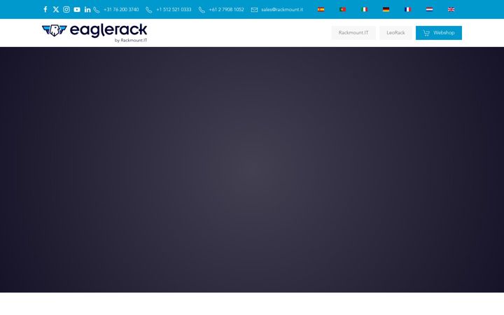 Screenshot of eaglerack.com