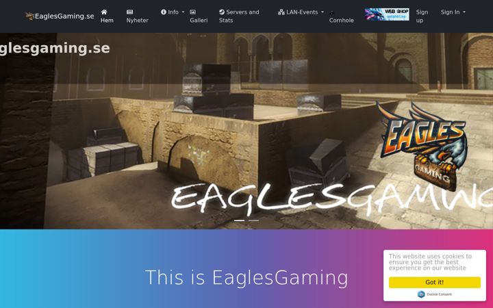Screenshot von eaglesgaming.se